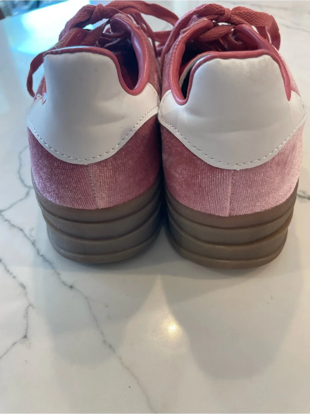 Adidas Gazelle Pink Platform Sneakers - Picture 3 of 9